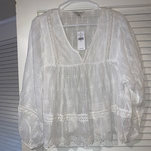 Women’s American Eagle White Blouse